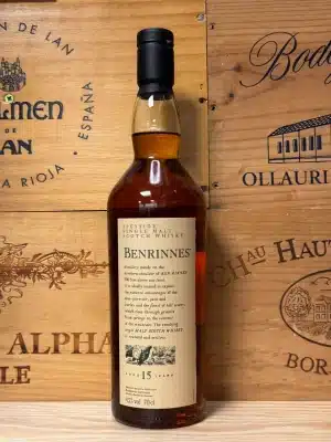 Benrinnes 15 Year Old Flora & Fauna – Speyside single malt whisky in 700ml fles met floraal etiket, rijke amberkleur en stevige expressie.