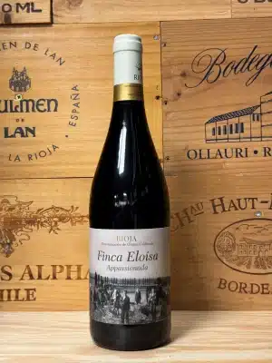 Fles Finca Eloisa Appassionada Tinto – volle, zwoele Spaanse rode wijn met gedroogd fruit, chocolade en zachte tannines, gemaakt volgens appassimento-stijl.