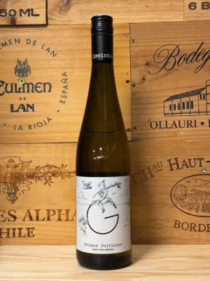 Fles Gmeinböck Grüner Veltliner Ried Waldberg – elegante Oostenrijkse witte wijn uit cru-wijngaard met fruit en mineraliteit.