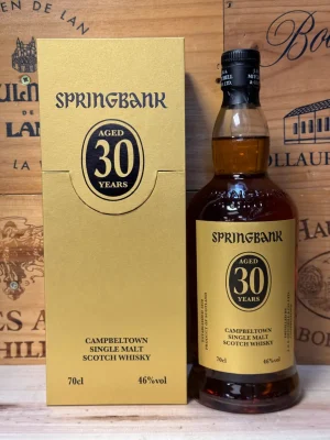Fles Springbank 30 Year Old 2025 – exclusieve Campbeltown single malt whisky, 30 jaar gerijpt