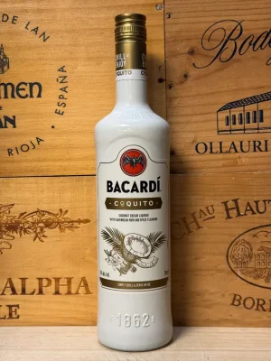 Fles Bacardi Coquito – romige Caribische kokoslikeur met rum, vanille en kaneel