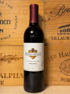 Fles Kendall-Jackson Vintner’s Reserve Zinfandel – volle rode wijn uit Californië met zwart fruit, vanille en kruidige tonen.