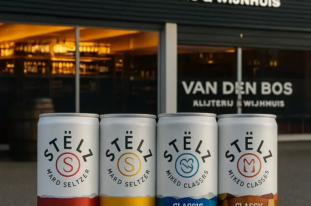 Stëlz Hard Seltzer bij Slijterij van den Bos