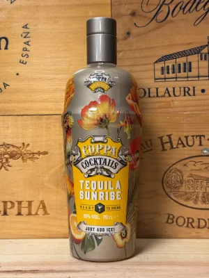 Fles Coppa Cocktails Tequila Sunrise – kleurrijke ready-to-drink cocktail met tequila, sinaasappel en rum, 700 ml
