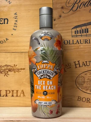 Fles Coppa Cocktails Sex on the Beach – ready-to-drink cocktail met vodka, perzik, sinaasappel, ananas en cranberry, 700 ml