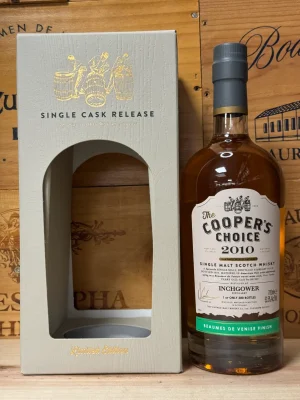 Fles Inchgower 12 Years Old 2010 Cask 801362 The Cooper’s Choice single malt whisky 53,5% ABV