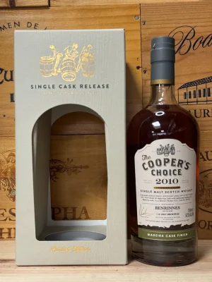 Fles Cooper’s Choice Benrinnes 11 Years Old 2010 Madeira Cask Finish Single Malt Whisky 54,5% ABV