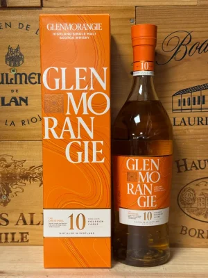 Fles Glenmorangie The Original 10 Years Old – zachte Highland whisky met citrus, honing, perzik en romige vanilletonen