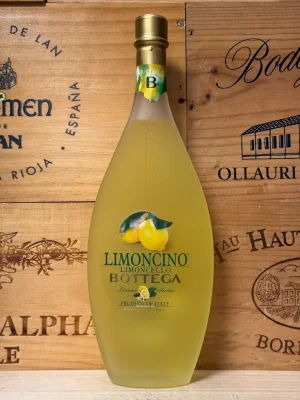 Fles Bottega Limoncino Limoncella – traditionele Italiaanse limoncello met grappa