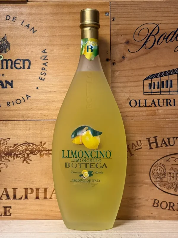 Fles Bottega Limoncino Limoncella – traditionele Italiaanse limoncello met grappa