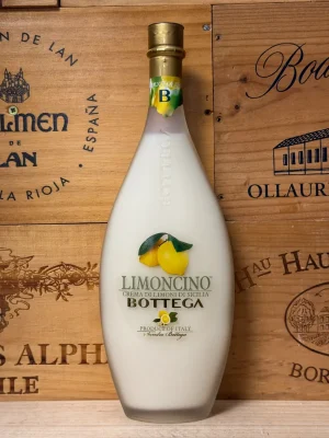 Fles Bottega Crema di Limoncino – romige limoncello met citroen en melkroom