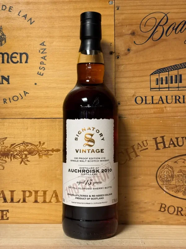 Mortlach 2013 11 Year Old Signatory Vintage 100 Proof Edition – sherrygerijpte single malt whisky met diepe smaken en krachtige afdronk.