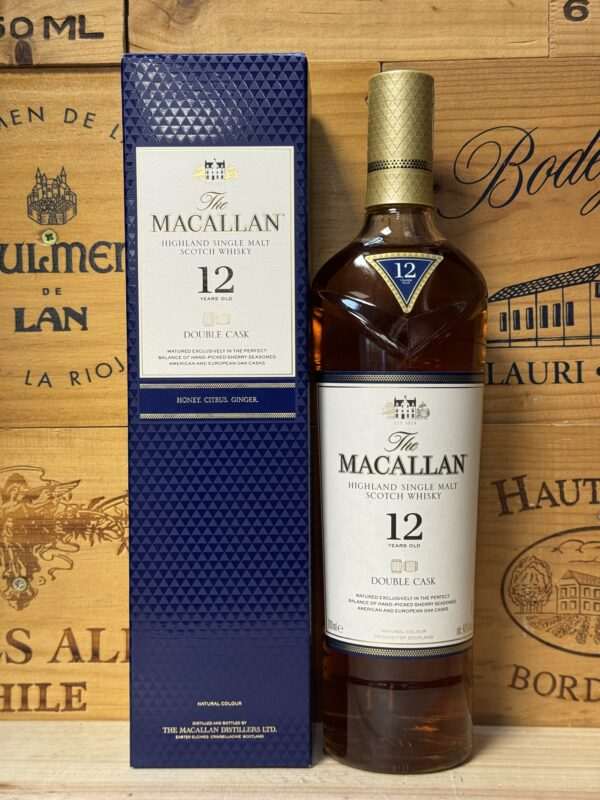 Fles Macallan 12 Years Old Double Cask met luxe verpakking