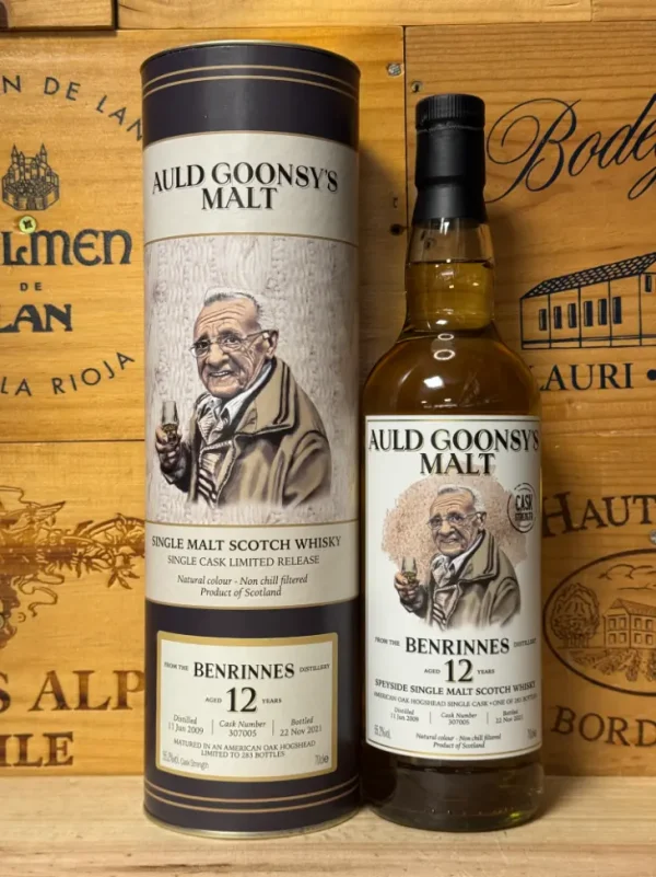 Auld Goonsys Malt Benrinnes 12 jaar cask 307005