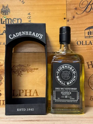 Fles Cadenhead Teaninich 10 jaar Single Cask 57,5% Specialists’ Choice Highland whisky.