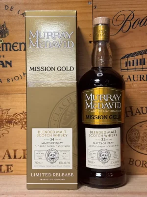 Murray McDavid Malts of Islay 34 jaar Mission Gold