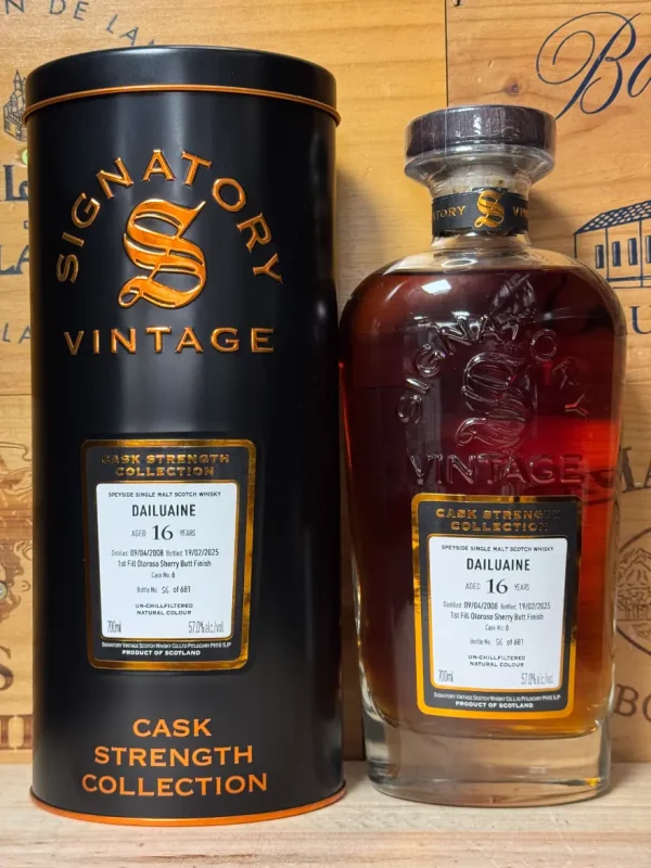 Signatory vintage Dailuaine 16 jaar cask no. 6 57%