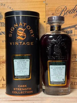 Signatory vintage Allt-A-Bhainne 20 jaar cask no. 3 52,4%