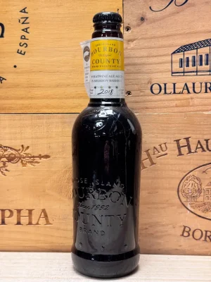 Goose Island Brand wheatwine ale aged in bourbon barrels 2018
