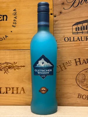 Fles Steinhauser Gletscherwasser Likör frisse pepermuntlikeur.