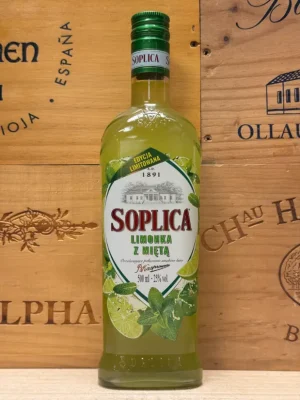 Soplica limonka z mieta limoen munt