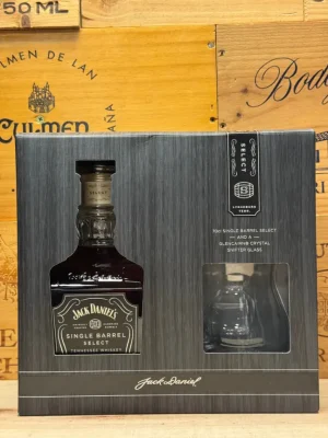 Jack Daniel’s single barrel select met glas in geschenkverpakking