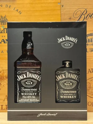 Jack Daniel’s zakflacon met 0,7L in geschenkverpakking