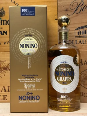 Nonino grappa Prosecco