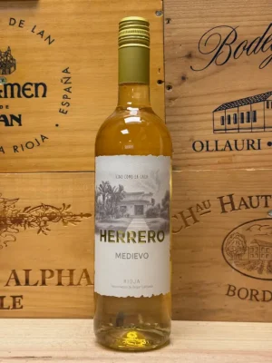 Fles Herrero Blanco by Jan Smit witte wijn uit Rioja met frisse uitstraling