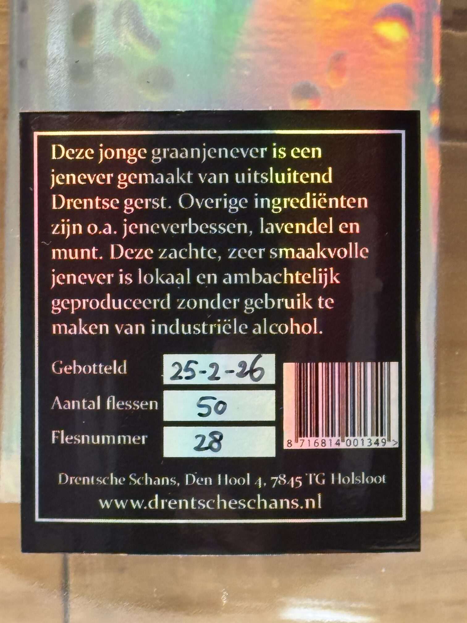 Den Hool Daadkracht jonge graanjenever - Afbeelding 2